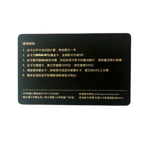 Yüksek kalite! Manyetik şerit siyah pve kart 125khz RFID UV çip UV nokta ile plastik kartvizit baskı hizmetleri