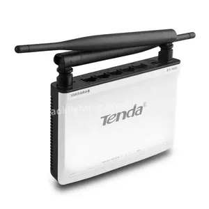 Tenda N318 N300 300 Мбит/с беспроводной Wi-Fi маршрутизатор Wi-Fi репитер, маршрутизатор/WISP/ретранслятор возможность работы в режиме AP (как точка доступа, внешний 2 * 5dBi антенна для Soho б/у