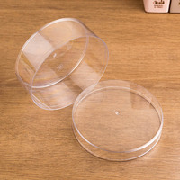 Boîtes d'emballage alimentaire jetables en sucre personnalisées, gaufrettes roulées, biscuits au gingembre, ladyfingers, boîte transparente en PS moulé par injection