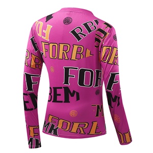 Custom Children Summer Long Sleeve <strong>Cycling</strong> <strong>Jersey</strong> Breathable Moisture Wicking Youth Boy and <strong>Girls</strong> T-shirt - Product Image 2