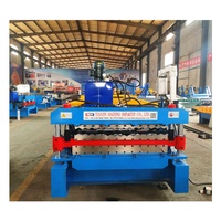 Machine industrielle de profilage à froid pour la fabrication de tôles de couverture trapézoïdales