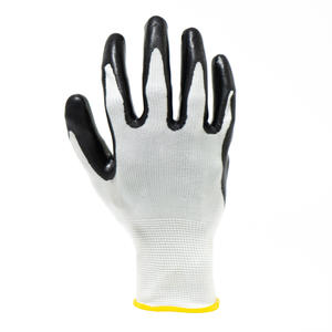 ถุงมือทำงาน13นิ้วทำจากโพลีเอสเตอร์เคลือบไนไตรีเรียบ - Product Image 6