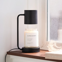 Lampe chauffe-bougie personnalisable avec logo et couleur, base métallique, fonction de changement de lumière, 35W, intensité variable - Vente en gros