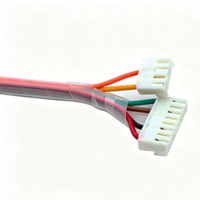 Arnés de Cables Multiconector Personalizado con Código de Color y Tubo Espiral, Carcasa de Plástico Multipin para Electrodomésticos