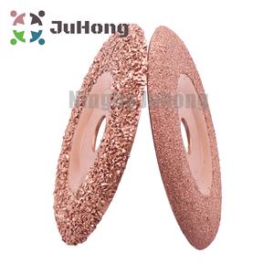 Disque plat de 4 pouces à grain grossier / fin pour les bandes transporteuses en carbure, les pneus de grande taille, les côtés des pneus OTR, le polissage des pneus, la réparation des pneus, outil abrasif - Product Image 4