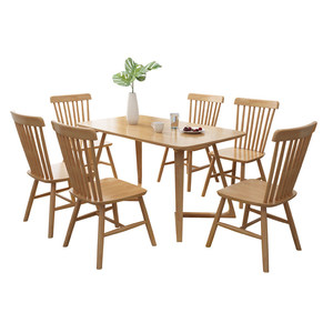 <span class=keywords><strong>Ensemble</strong></span> de <span class=keywords><strong>table</strong></span> <span class=keywords><strong>et</strong></span> de chaises à dîner <span class=keywords><strong>scandinave</strong></span> moderne de luxe en chêne rétractable pour 6 personnes, idéal pour les petits appartements <span class=keywords><strong>et</strong></span> les restaurants - Product Image 5