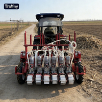 Semoir de précision à aspiration d'air compatible GPS, planteur hydraulique pliable à 10 rangs pour une opération de plantation à grande vitesse