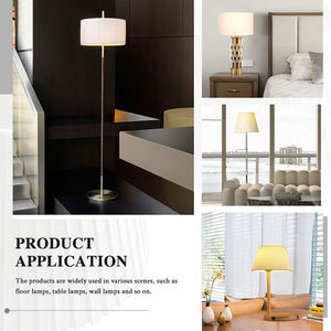 <span class=keywords><strong>Abat</strong></span>-<span class=keywords><strong>jour</strong></span> de tambour blanc décoratif moderne personnalisé avec plis en tissu multicolore en <span class=keywords><strong>laine</strong></span> pour couvertures lumineuses - Product Image 4