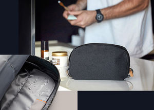 Sacs de maquillage de voyage compacts personnalisables OEM ODM avec logo, grande capacité, multifonctionnels, sacs de rangement souples pour articles de toilette, pour cadeau promotionnel - Product Image 5