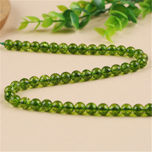<span class=keywords><strong>Peridoto</strong></span> naturale all'ingrosso 4/6/8/10mm perle rotonde di alta qualità <span class=keywords><strong>peridoto</strong></span> di olivina di cristallo sfuso gemma - Product Image 2