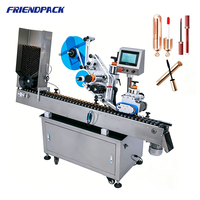 Machine d'étiquetage horizontale UPK pour petits flacons d'échantillons, tubes de peptides, tubes cosmétiques et ampoules, avec alimentateur