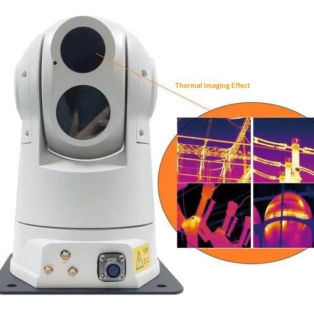 Dual-Optic 5G/4G Gimbal Camera Wireless Transmission Infrared Dual-Spectrum Thermal Imaging Deployment Dome IP66 Rated Model T60