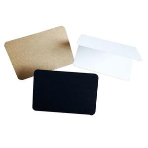 High Quality Custom Printed Promotional Novelty Paper Cards Recycled Cotton Linen Rose Mint Flowers Wedding Logo Name Business