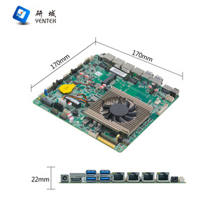 เมนบอร์ดอุตสาหกรรม Yentek Mini ITX รุ่น I5 7360U 4 พอร์ต Ethernet PoE รองรับ DDR4 แบบช่องสัญญาณเดียว - Product Image 1