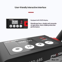 Sensor Perpindahan Laser Digital Presisi Tinggi Seri Phoskey PDL RS-485 12V/24V DC dengan Layar 30/50/100/200/400/700mm