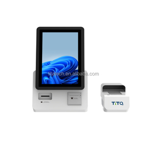 Máy Kiểm Tra Tự Phục Vụ Khách Sạn Với Bộ Phận Phân Phối Thẻ Và Máy In K80 Của Khách Hàng - Product Image 2