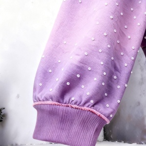 Custom Streetwear <b>Rhinestone</b> Pullover Print <b>Jacket</b> Oversized French Terry Heavyweight Vintage Y2K Acid Wash Distressed Hoodie - Product Image 2