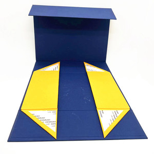 Hộp quà gấp bằng giấy cao cấp đặc biệt, đóng gói mũ & quần áo, hộp giấy cứng cao cấp có nắp gập, có thể thu gọn - Product Image 4