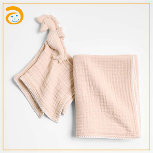 Manta de Seguridad <span class=keywords><strong>para</strong></span> Bebés, Súper Suave, con Forma de Caballito de Mar, <span class=keywords><strong>Pulpo</strong></span> y Otras Criaturas Marinas, Juguete <span class=keywords><strong>para</strong></span> Dormir <span class=keywords><strong>para</strong></span> Recién Nacidos - Product Image 3