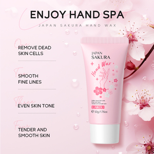 LAIKOU JAPAN SAKURA HAND WAX ครีมบำรุงมือ ซากุระญี่ปุ่น ช่วยเติมความชุ่มชื้น บรรเทาอาการแห้งแตก ฟื้นฟูผิวแห้งเสีย บำรุงมือ 50 กรัม - Product Image 3