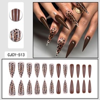 O9 Faux ongles à presser style français long œil de chat avec strass pour doigts, haut de gamme, prêts à poser, vente en gros