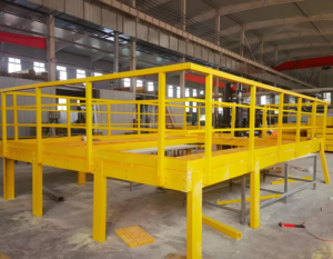 Lichtgewicht, hoge sterkte FRP-hekwerk van glasvezelversterkt kunststof, veiligheidshekwerk - Product Image 2