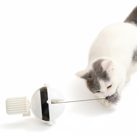 Jouet Électronique Intelligent pour Chat : Balle Électrique Automatique Rebondissante, Yoyo de Pêche, Jouet de Teaser et Balle Électrique Relevable pour Chats