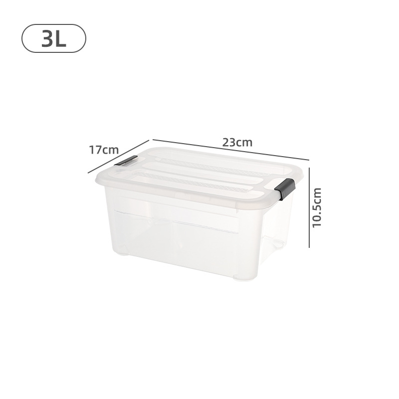 Transparent 23*17*10.5 (3L, item number 701)