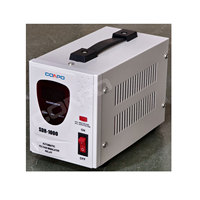 Stabilisateur de tension automatique monophasé SDR-1000VA de type relais/microprocesseur, régulateur AVR 220/230VAC, affichage LED, CE RoHS