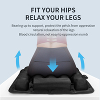 Coussin de siège de massage à air façonnant les fesses Coussin de chaise à vessie d'air gonflable