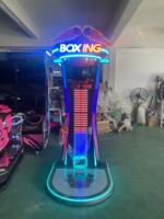 Machine de boxe sur pied, jeu d'arcade de test de force, simulateur d'entraînement physique, jeu de sac de frappe électronique