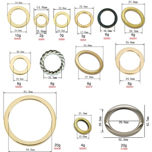 O-<span class=keywords><strong>Ring</strong></span> Dekorativer Metall-Eisen-Hundegürtelschnalle Handtaschenzubehör O-<span class=keywords><strong>Ring</strong></span> für Metall-Accessoires Hundeleinen-O-<span class=keywords><strong>Ring</strong></span> - Product Image 3
