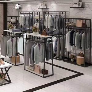 Kainice Promotion Portants de Présentation en Acier pour Vêtements, Présentoirs de <span class=keywords><strong>Magasin</strong></span> de Vêtements, Mobilier de Présentation pour Boutiques - Product Image 1