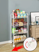 Étagère de rangement pliable en métal noir peu encombrante avec roulettes, organisateur de cuisine pliable pour le rangement des assiettes et des bols