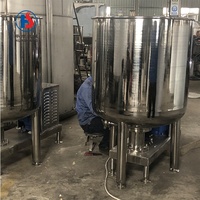 Cuve de mélange émulsifiante à cisaillement élevé en acier inoxydable avec système sous vide pour la fabrication cosmétique