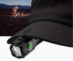 Lampe tactique à clip 600 lumens en gros, mini lampe torche XPG étanche en aluminium monobloc, 4 modes, USB Type-C - Product Image 3