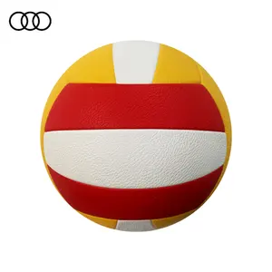 Sanhuan bola de vôlei de microfibra, tamanho oficial 5 personalizado praia vôlei bola de pvc couro laminado bola de vôlei