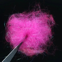 Fibre d'aile Ultra Fine, Fiber d'aile Flash, doublage de poitrine, matériau de liaison de mouche de nymphe, Fiber de doublage arc-en-ciel