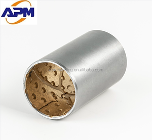 บูชแบบไร้สารตะกั่วบูชแบบ <span class=keywords><strong>bimetal</strong></span> ไร้สารตะกั่วพร้อมทองสัมฤทธิ์เผาที่ด้านหลังเป็นเหล็ก - Product Image 3