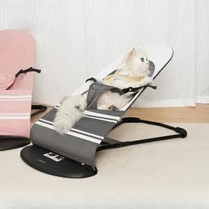 Malha Respirável Confortável Bebê Pet Lavável Portátil Balanço Cadeira Resto Camas Para Dog Dog Rocking Chair Pet Cadeira de balanço