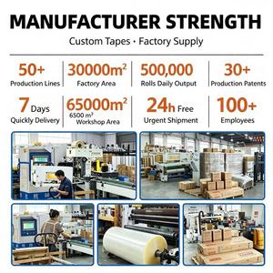 Nastro <span class=keywords><strong>Biadesivo</strong></span> <span class=keywords><strong>Trasparente</strong></span> in PP, Adesivo <span class=keywords><strong>Forte</strong></span> e Leggero per Montaggio Etichette, Industria della Stampa e Uso Quotidiano nell'Imballaggio - Product Image 2