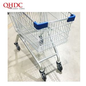 Chariots de courses à monnayeur pour supermarchés, durables et <span class=keywords><strong>antirouille</strong></span>, chariot à 4 roues pour supermarchés, en vente - Product Image 4