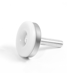 Pie de tornillo de copa ajustable de aleación de aluminio para muebles, mesa, armario, silla, niveladores de pierna, pie de tornillo - Product Image 2