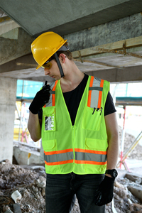 سترة أمنية للبيع بالجملة ملابس عاكسة للعمل عالية الوضوح سترات عاكسة للسلامة - Product Image 4