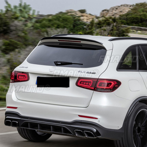 สปอยเลอร์หลังคาท้ายรถ ปีกหลัง ชุดแต่งขอบสติ๊กเกอร์ สำหรับ Mercedes Benz GLC-Class X253 GLC200 GLC43 GLC63 AMG ปี 2016-2020 - Product Image 4