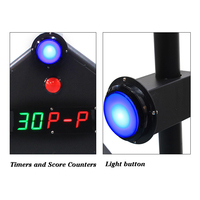Machine de jeu Whack-a-Mole LED en métal avec interface en anglais, garantie 1 an pour usage commercial