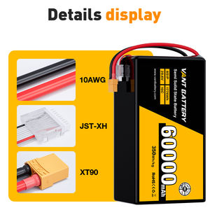 Fpv 8s סוללה מזל "ט 29.6v 60000mah סוללת ליתיום פולימר עבור צילום אווירי & מירוץ & מזל" טים תעשייתיים - Product Image 2