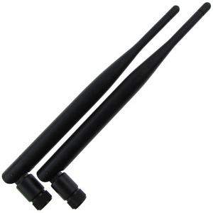 เสาอากาศไร้สายแบบรอบทิศทาง 2.4G 5.8G WiFi กำลังขยาย 5dBI พร้อมปลอกยางแบบเข็มเกลียว สำหรับโมดูลเราเตอร์ ขายส่งจากโรงงาน - Product Image 1