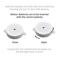 Balise de proximité publicitaire Bluetooth BLE 5.1 programmable avec UUID, étanche IP67, longue durée de vie de la batterie, avec bouton poussoir