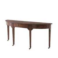 Meubles de salon sur mesure, vente en gros, tables consoles en bois massif brun rustique antique pour la décoration du hall d'entrée ou du couloir